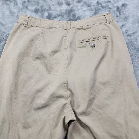 Liz Claiborne Pants Womens 14 Tan Khaki Cosette High Rise Straight Leg Chino - Picture 4 of 13